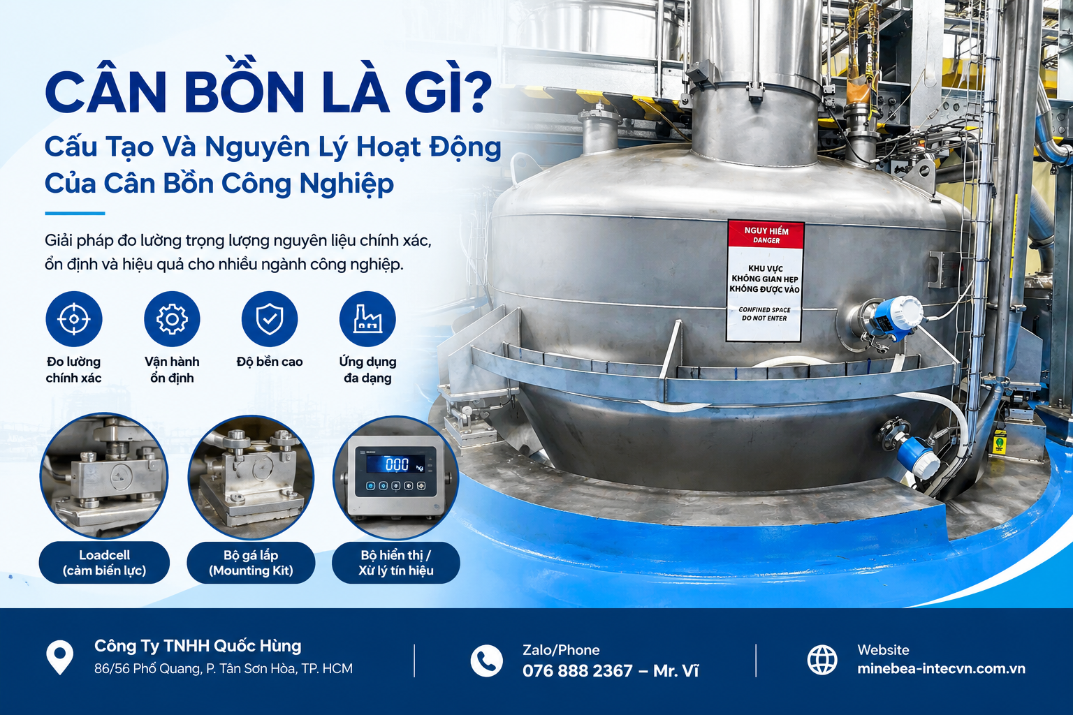 Cân Bồn Là Gì? Cấu Tạo Và Nguyên Lý Hoạt Động Của Cân Bồn Công Nghiệp