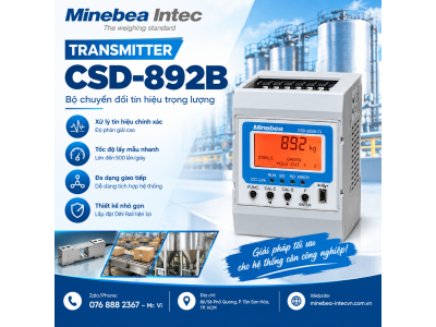 Transmitter CSD-892B Minebea – Bộ chuyển đổi tín hiệu trọng lượng
