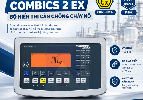 Bộ hiển thị cân Combics 2 chống cháy nổ – Giải pháp cân an toàn cho môi trường nguy hiểm